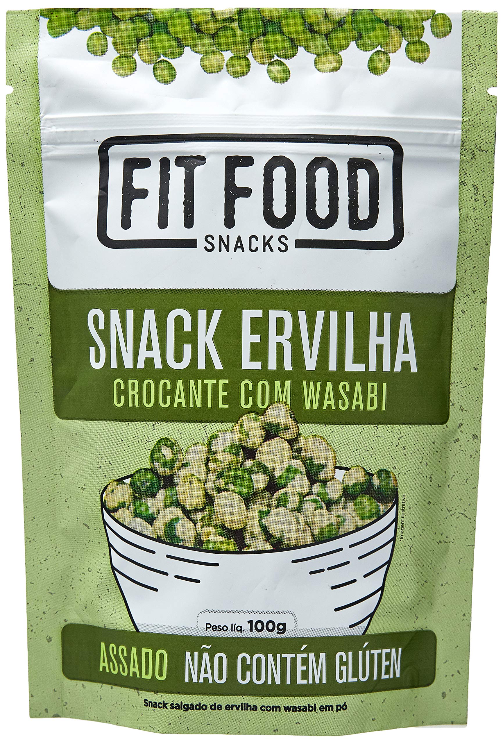 Ervilha Wasabi Fit Food 100g | Amazon.com.br